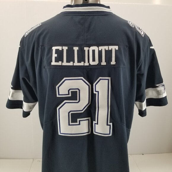 Nike Dallas Cowboys Ezekiel Elliott Signature Jersey #21 Men’s Sz XL On Field - Picture 9 of 11